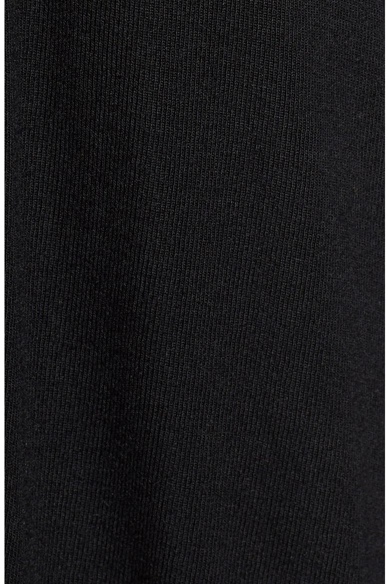 High/Low Jersey Cardigan, Alternate, color, BLACK
