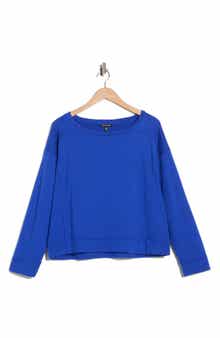 Eileen Fisher Ballet Neck Box Top