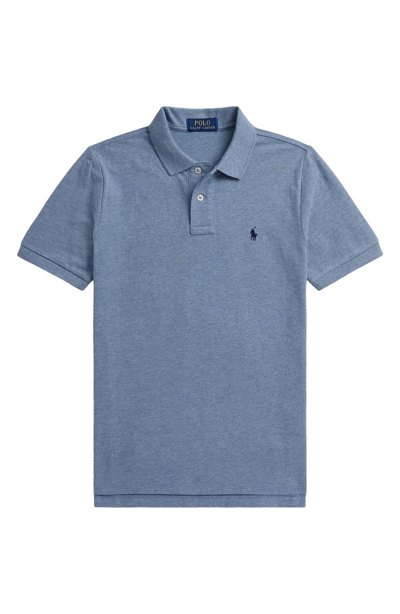 Polo Ralph Lauren Kids' Cotton Mesh Polo, Main, color, Blue
