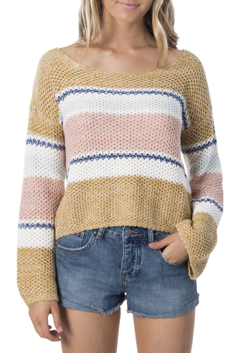 Sunsetters Stripe Sweater, Main, color, MULTI