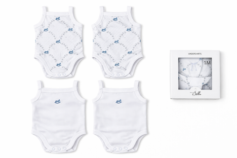Sleevelss Solid Undershirts Pack (Baby)