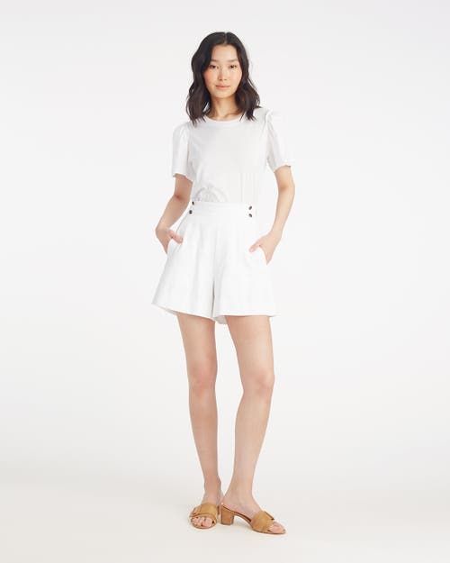 Draper James Tailored Shorts In White