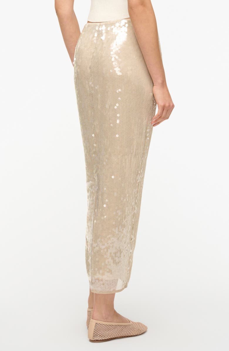 STAUD Casey Sequin Skirt, Alternate, color,