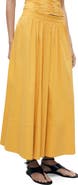 MANGO Sunny Cotton Blend Skirt