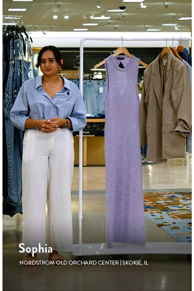 Sleeveless Knit Midi Dress video
