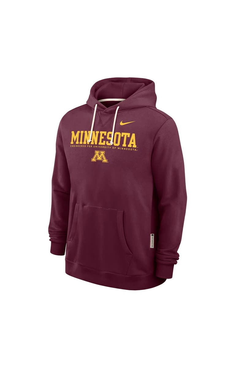 Nike Men's Nike Maroon Minnesota Golden Gophers 2025 Sideline Standard Issue Dri-FIT Hoodie, Alternate, color, Maroon