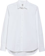 TOTEME Signature Organic Cotton Poplin Button-Up Shirt