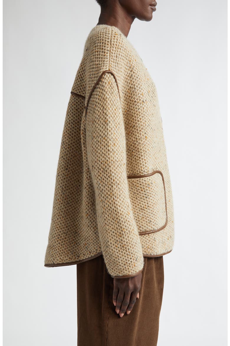 Medrano Oversize Merino Wool Blend Knit Jacket, Alternate, color, SAPLING