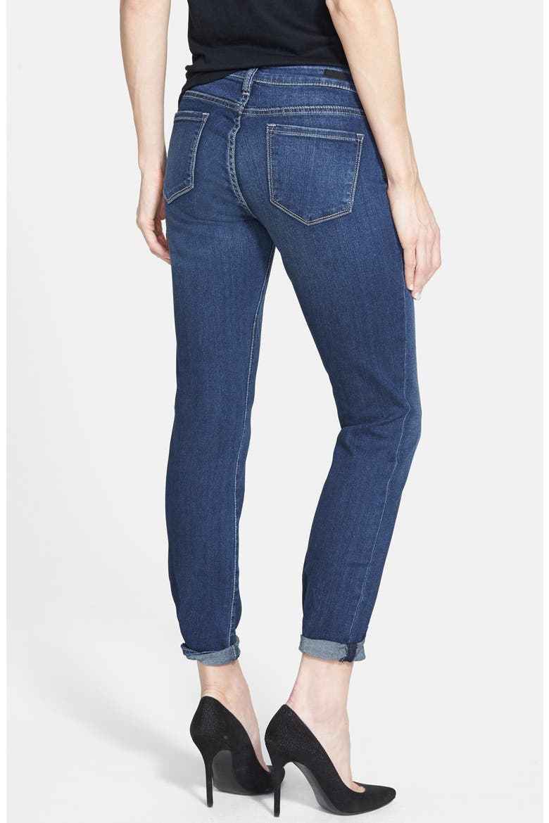 'Catherine' Distressed Boyfriend Jeans, Alternate, color, EXTENSIVE
