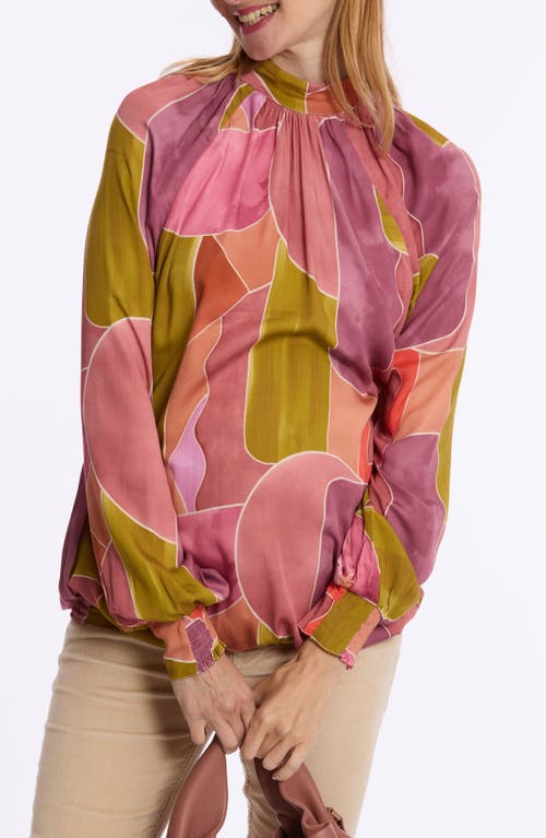 Cache Coeur Gaby Maternity And Nursing Blouse In Multi
