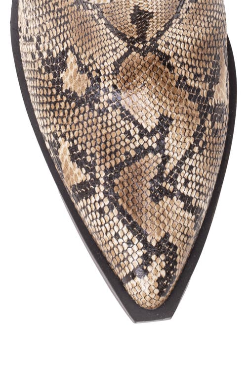 Shushop Zouzou Western Boot In Animal Print