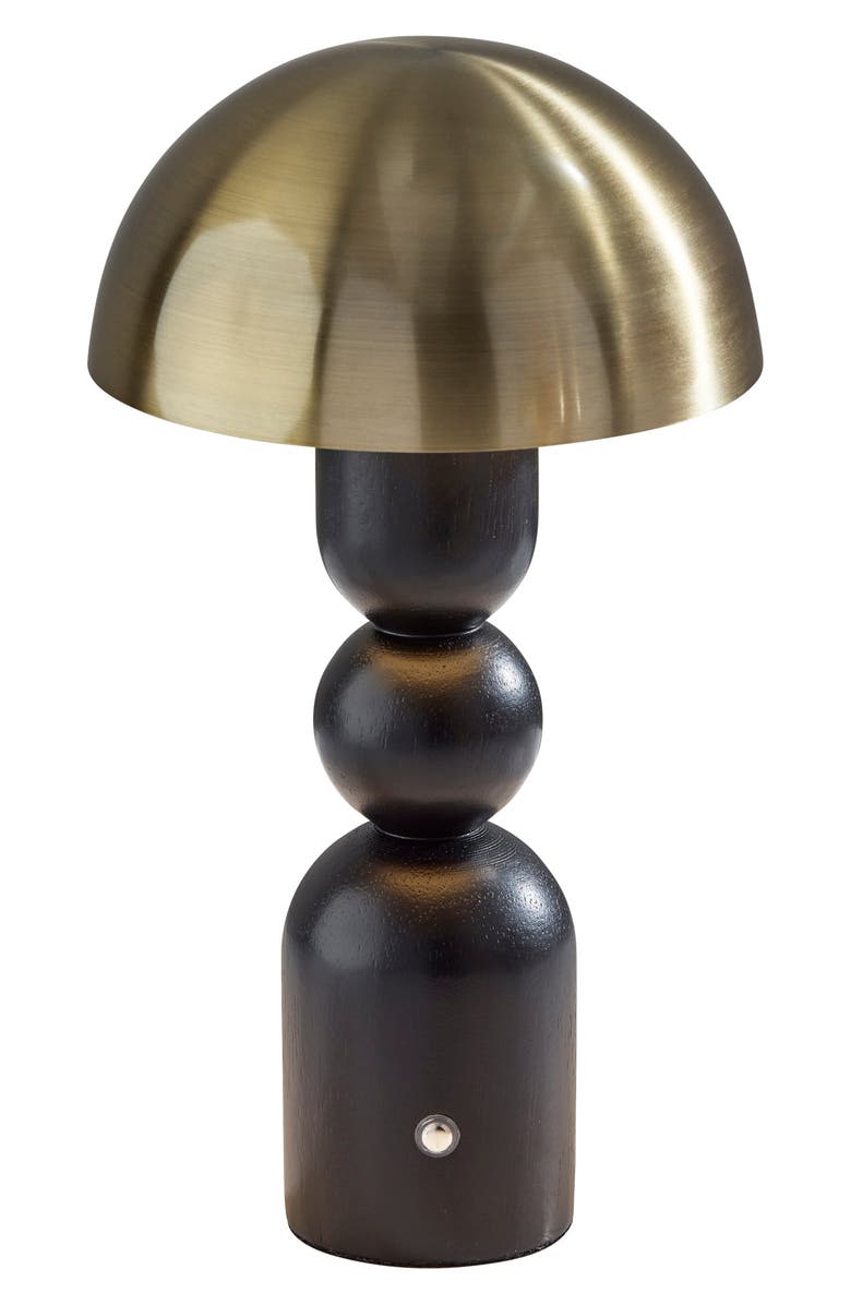 ADESSO LIGHTING Connie LED Cordless Table Lamp, Main, color, Black