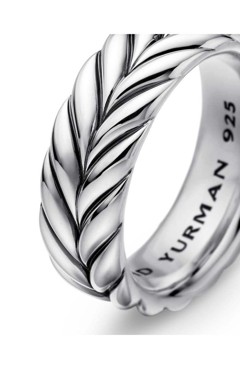 David Yurman 'Chevron' Band Ring, Alternate, color, 
