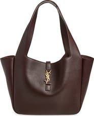 Saint Laurent Small Le 5 À 7 Bea Leather Tote