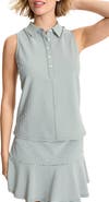 Tommy Bahama Costa Wave Seersucker Stripe IslandZone® Sleeveless Polo