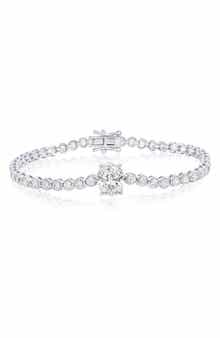 SIMONA Oval & Round Cubic Zirconia Tennis Bracelet