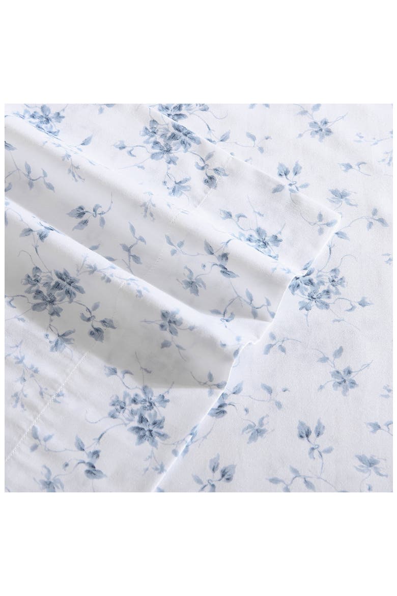 Garden 300 Thread Count Cotton Set of 2 Pillowcases, Alternate, color, BLUE