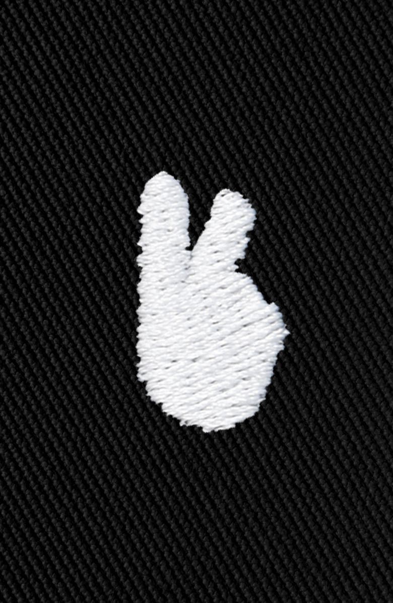 Dalix Womens Lil Peace Sign Cotton Bucket Hat, Alternate, color, Black