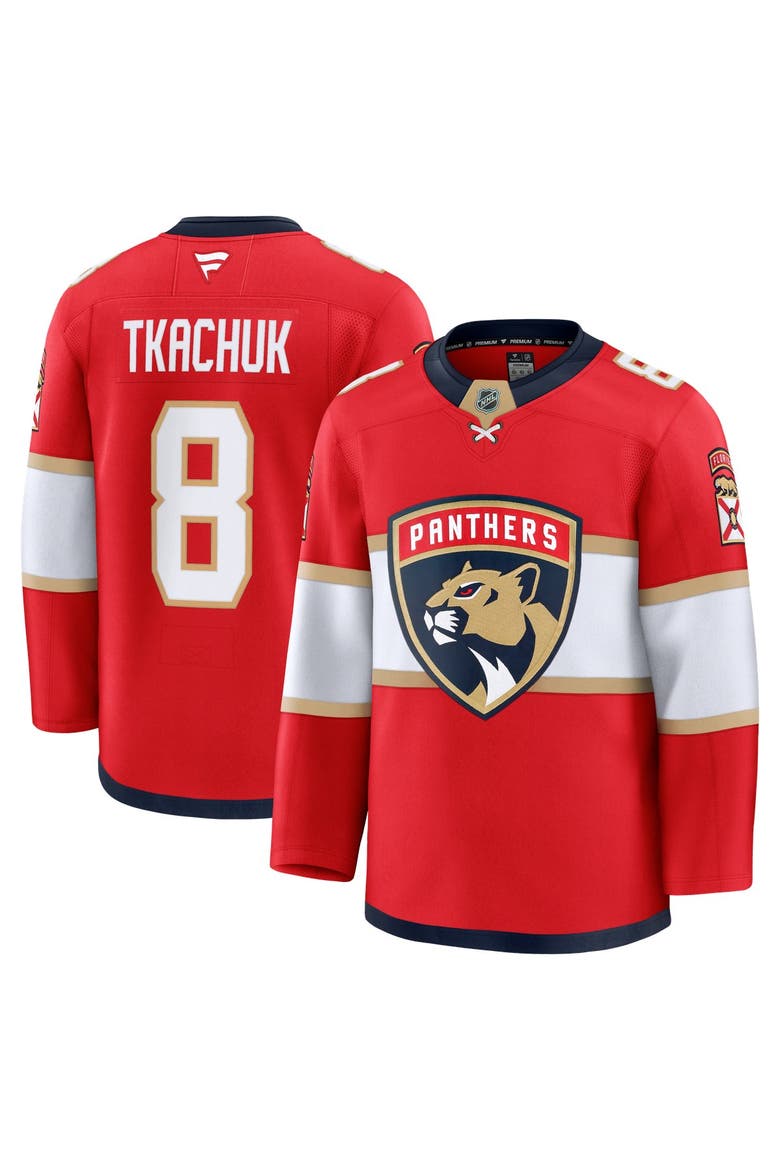 Men's Fanatics Brady Tkachuk Red Florida Panthers Home Premium Jersey, Main, color, Red
