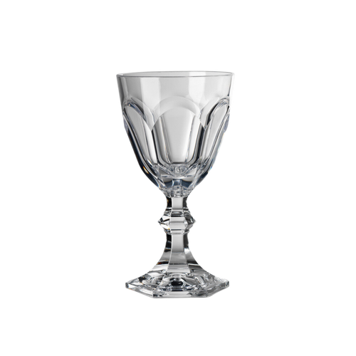 Mario Luca Giusti Set Of 6 Dolce Vita Acrylic Wine Glasses In Clear Wine