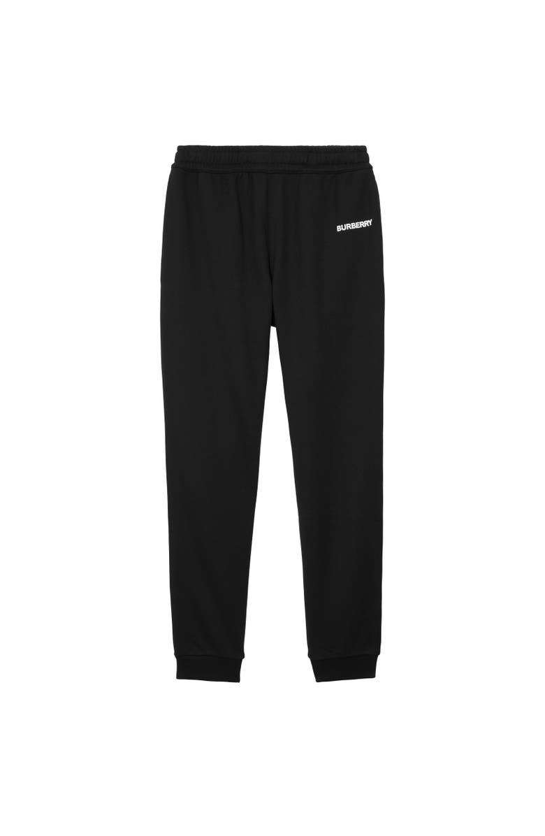 Burberry Cotton Jogging Pants, Alternate, color, Black