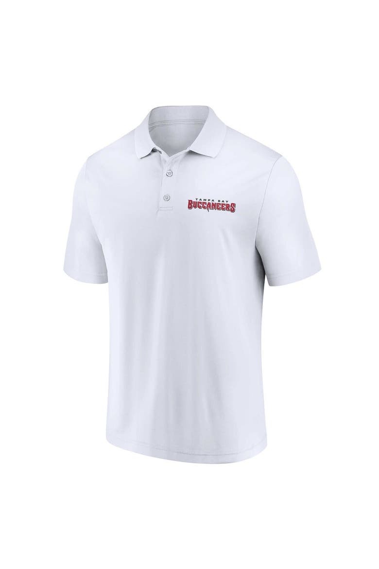 Men's Fanatics Branded White/Red Tampa Bay Buccaneers Lockup Two-Pack Polo Set, Alternate, color, White
