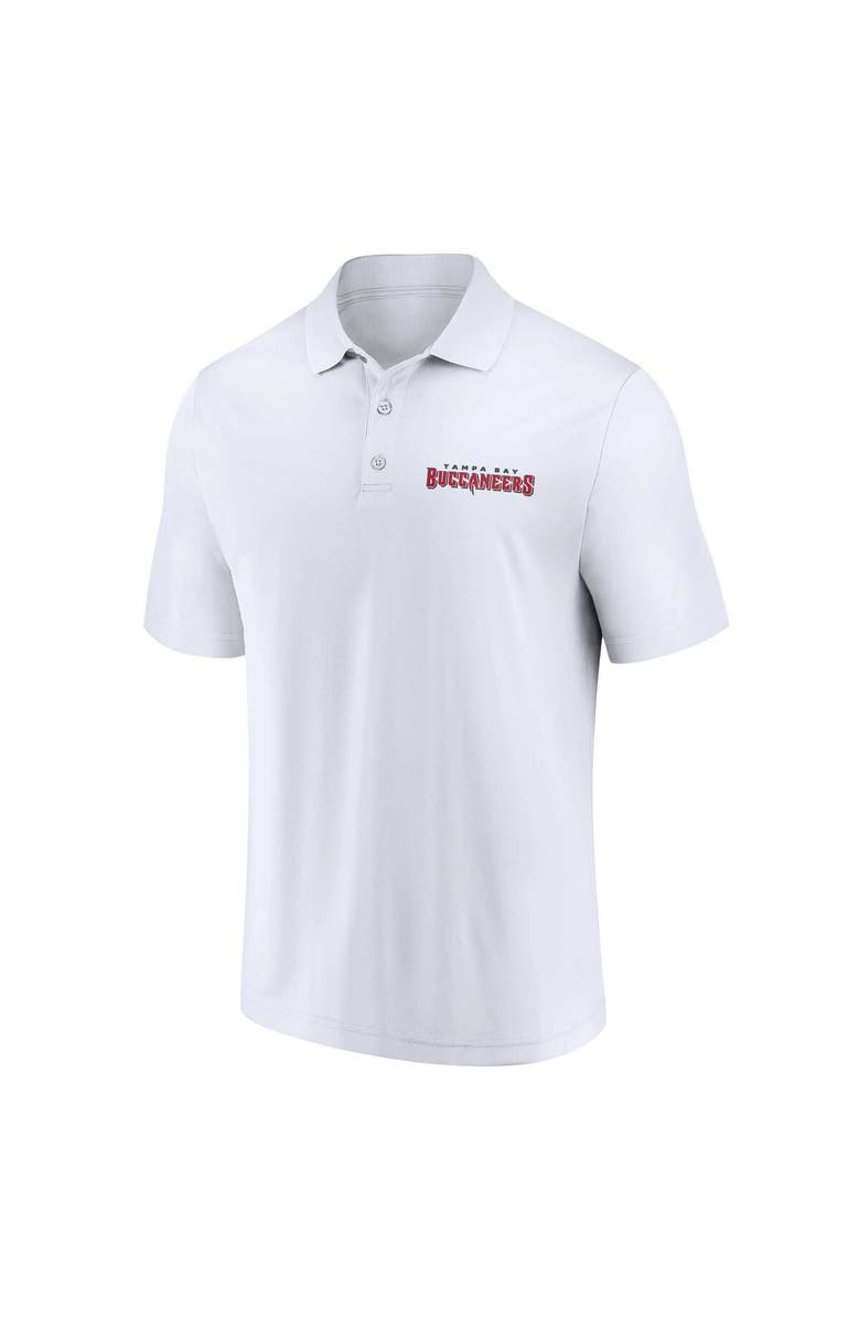 FANATICS Men's Fanatics Branded White/Red Tampa Bay Buccaneers Lockup Two-Pack Polo Set, Alternate, color, White