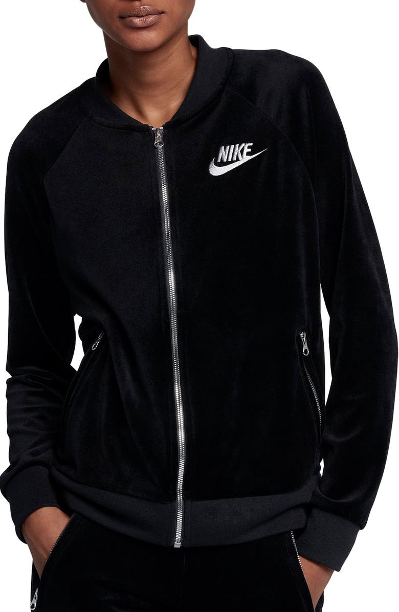 Nike Velour Jacket, Main, color, 
