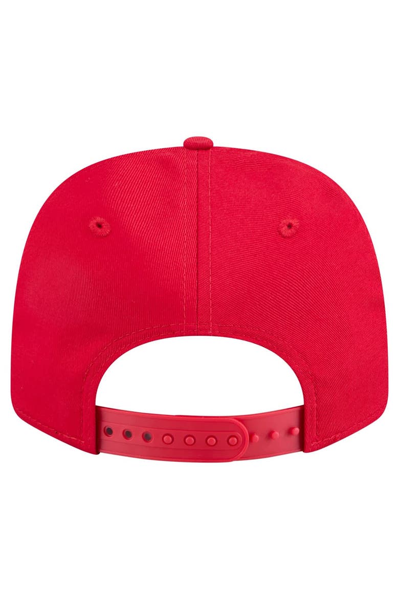 Men's New Era Scarlet San Francisco 49ers Chant 9SEVENTY Stretch-Snap Hat, Alternate, color, Scarlet