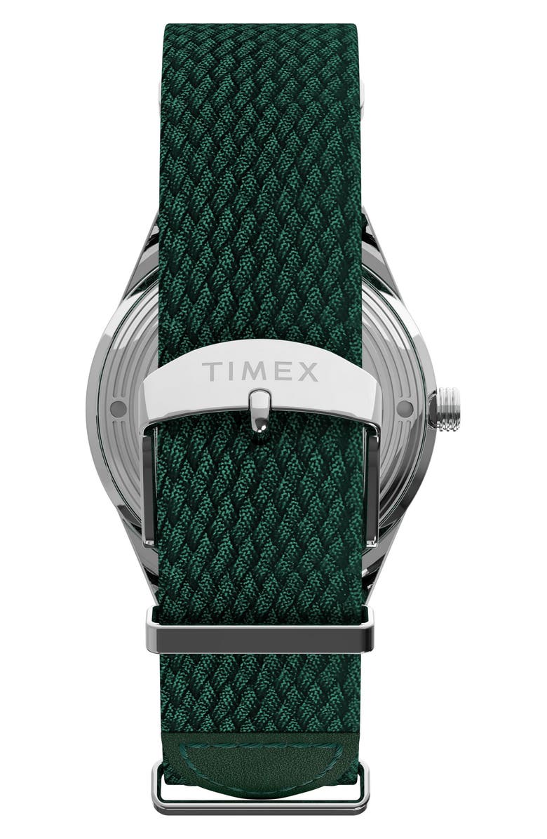 Timex<sup>®</sup> Marlin<sup>®</sup> Jet Automatic Fabric Strap Watch, 38mm, Alternate, color, Green