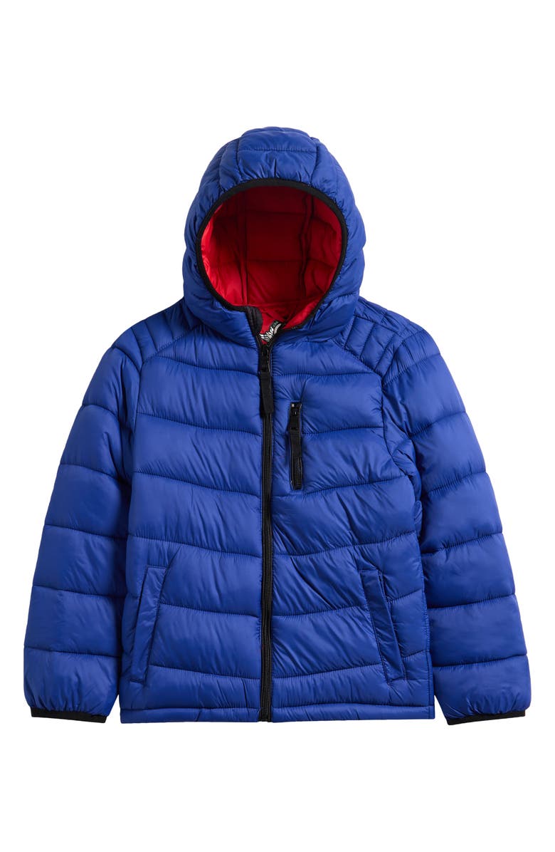 Urban Republic Kids' Hooded Packable Quilted Jacket, Main, color, True Blue