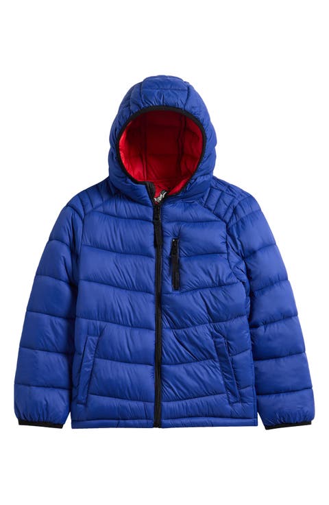 Kids' Hooded Packable Quilted Jacket (Big Kid)