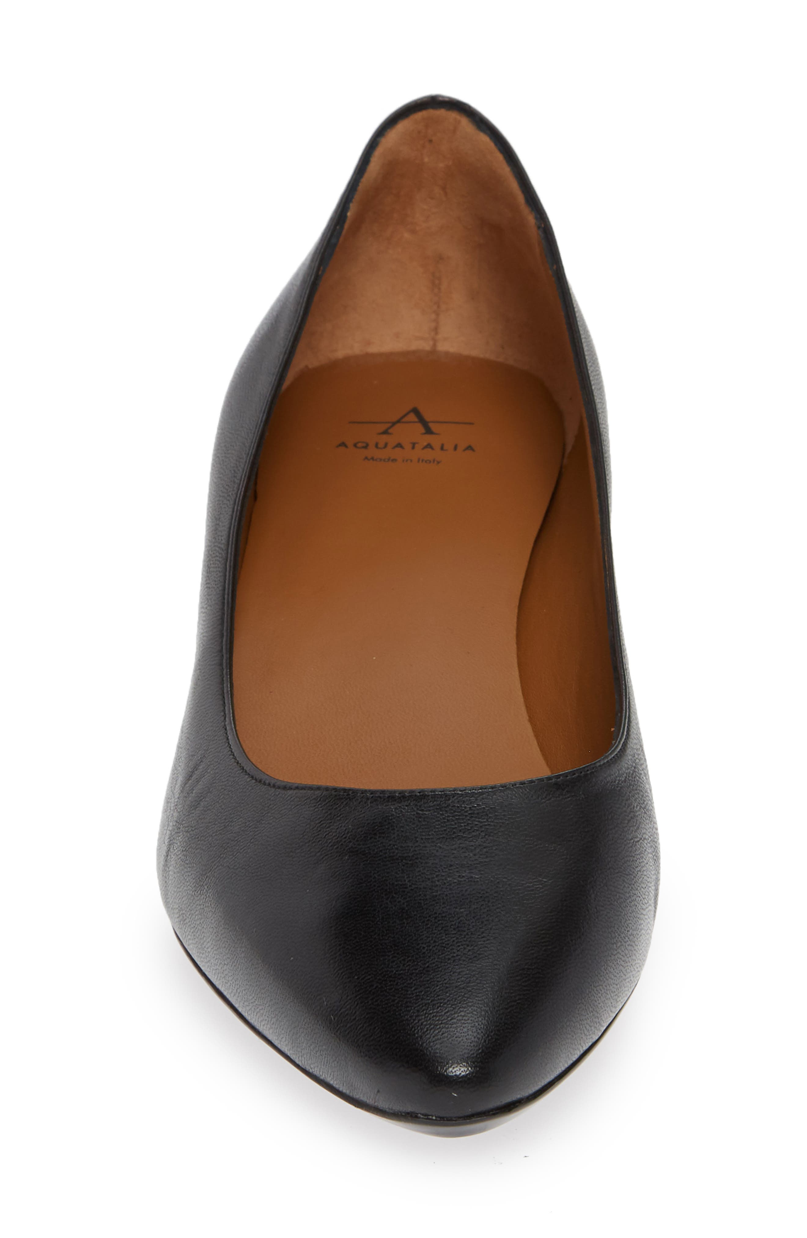 Aquatalia Pasha Pump, Alternate, color, Black Nappa Leather