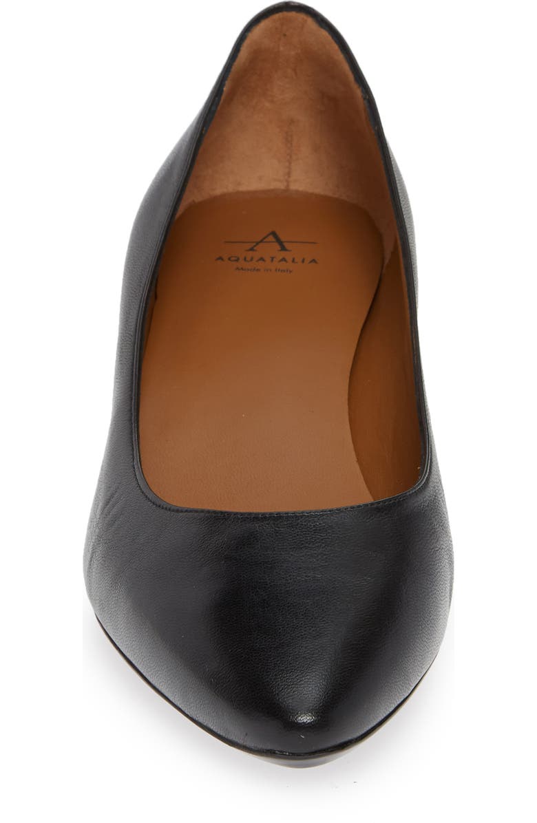 Aquatalia Pasha Pump, Alternate, color, Black Nappa Leather