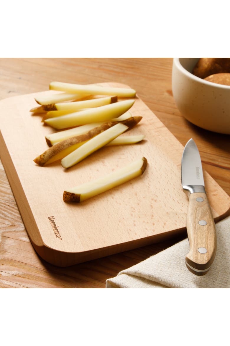 Lake Como Italian Beech Wood Cutting Board, Natural, Alternate, color, Natural Wood