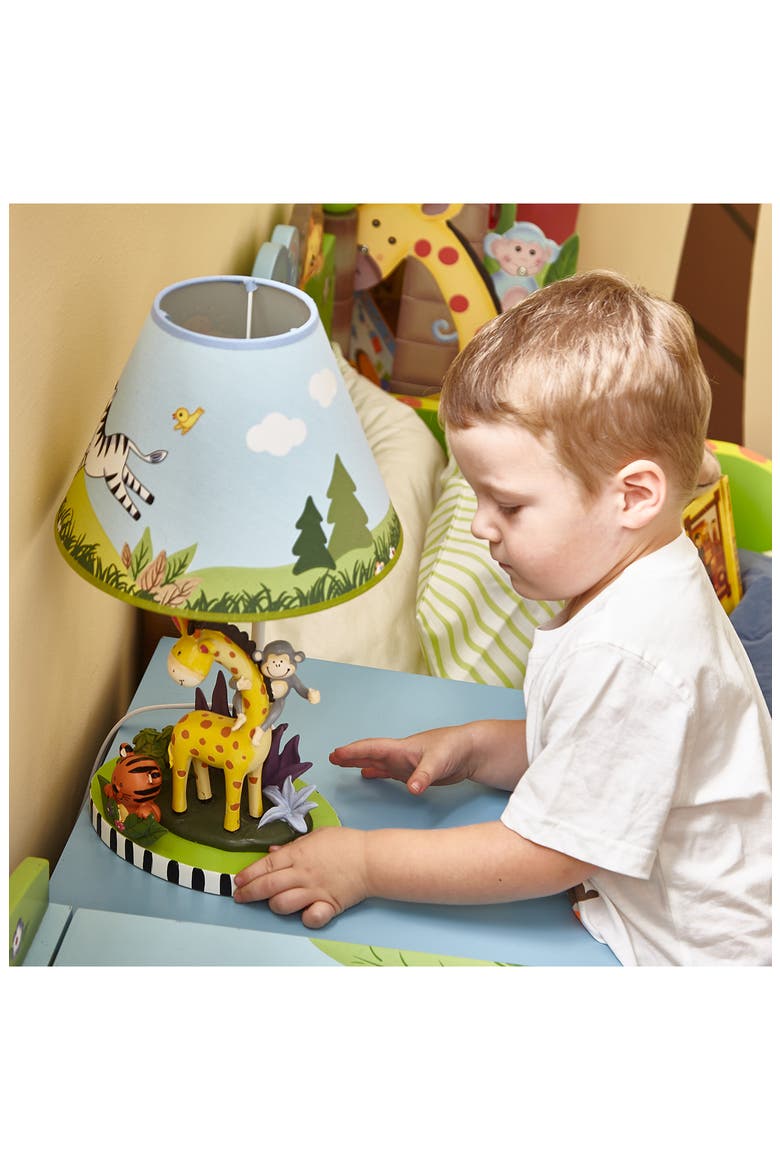 Fantasy Fields Sunny Safari Table Lamp, Alternate, color, BLUE/ MULTI-COLOR