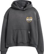 Represent Oversize Distressed Angel Border Graphic Hoodie