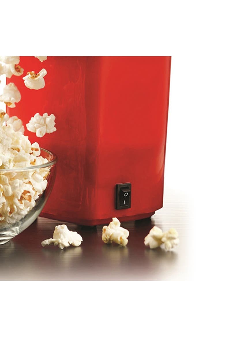 Hot Air Popcorn Maker - Red, Alternate, color, Red