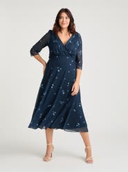 Scarlett & Jo Helena Floral Midi Dress