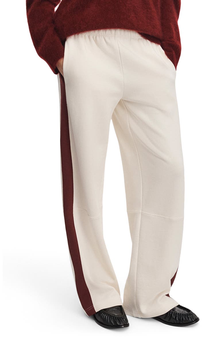Everyday Terry Track Pants, Alternate, color, DARK RED MULTI