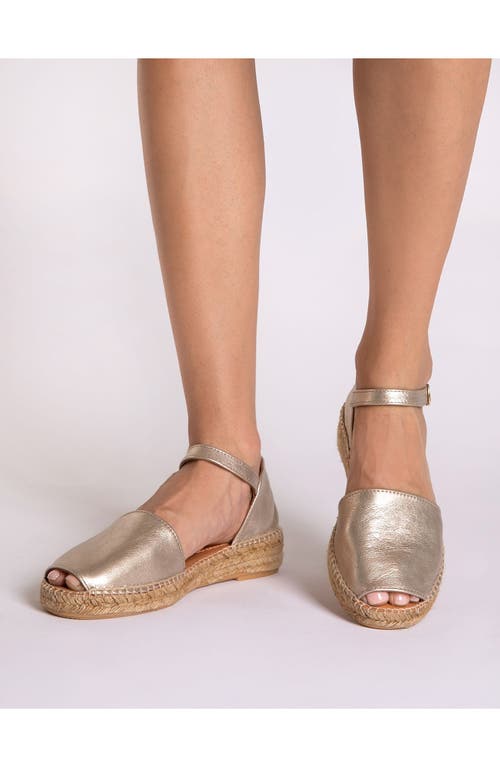 Penelope Chilvers Montserrat Ankle Strap Espadrille In Gray