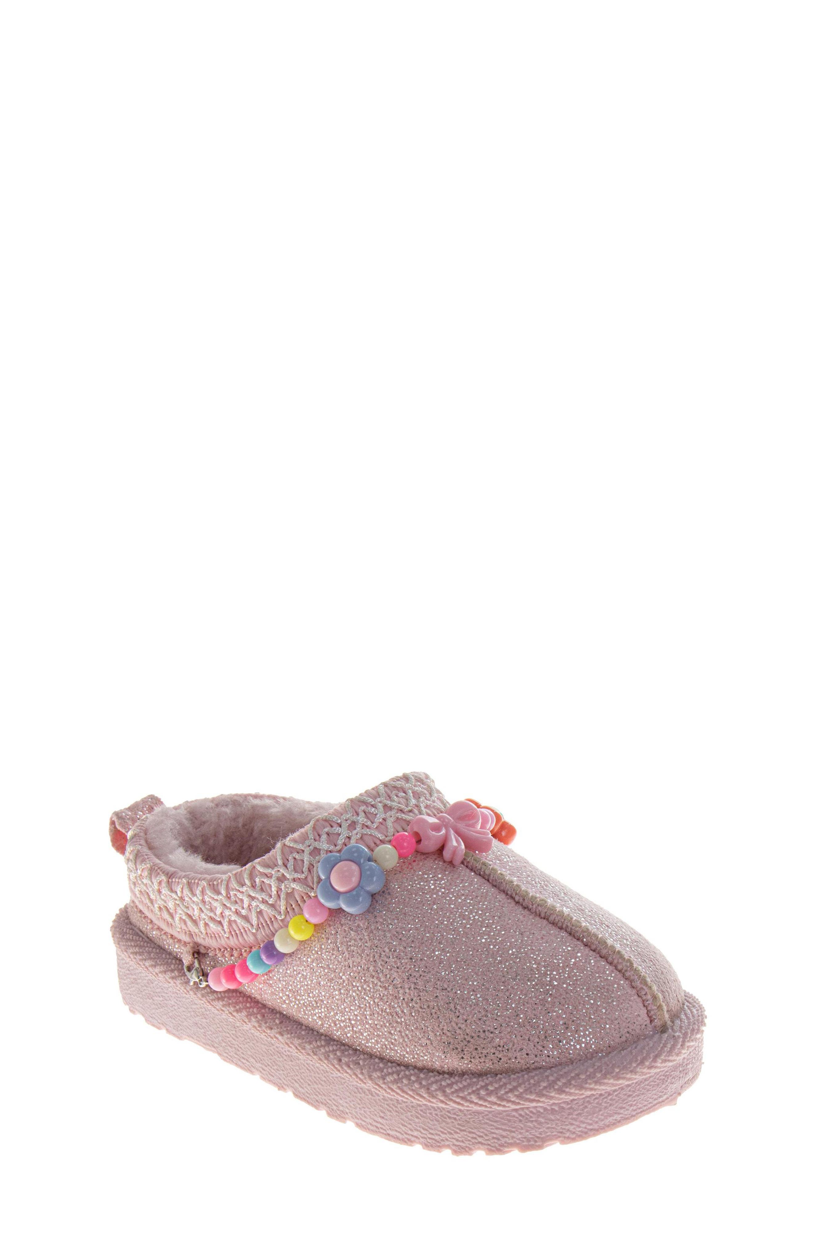 JOSMO Kids' Sparkly Scuff Slipper