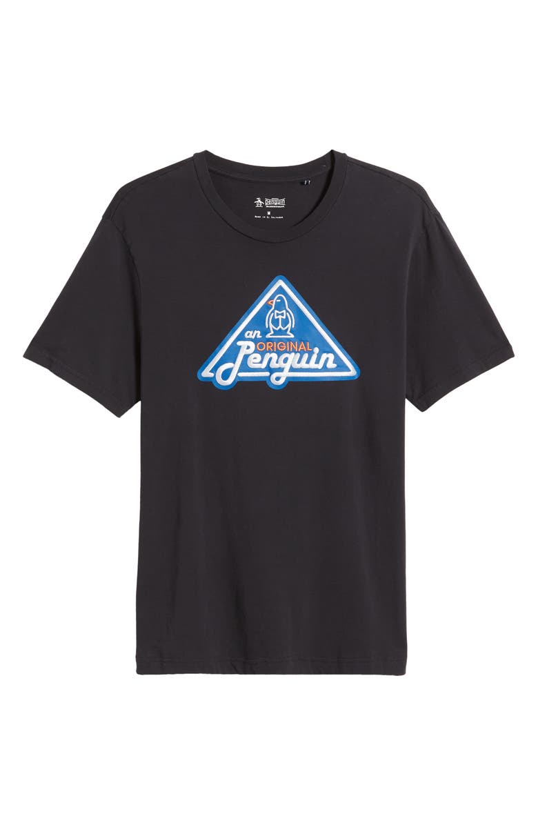 Original Penguin Triangle Logo Graphic T-Shirt, Alternate, color, 