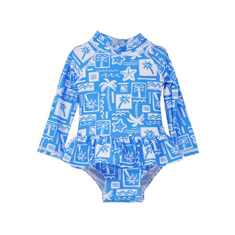 Girls
  Sun Protective UPF 50+ Alissa Infant Ruffle Rash Guard Swimsuit