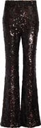 Veronica Beard Collier Sequin Skinny Flare Leg Pants