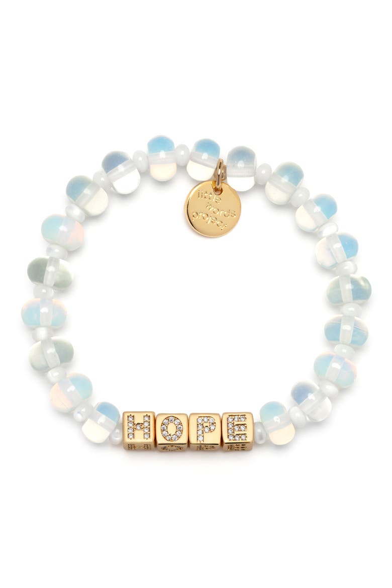 Bolder Hope Bracelet, Main, color, WHITE