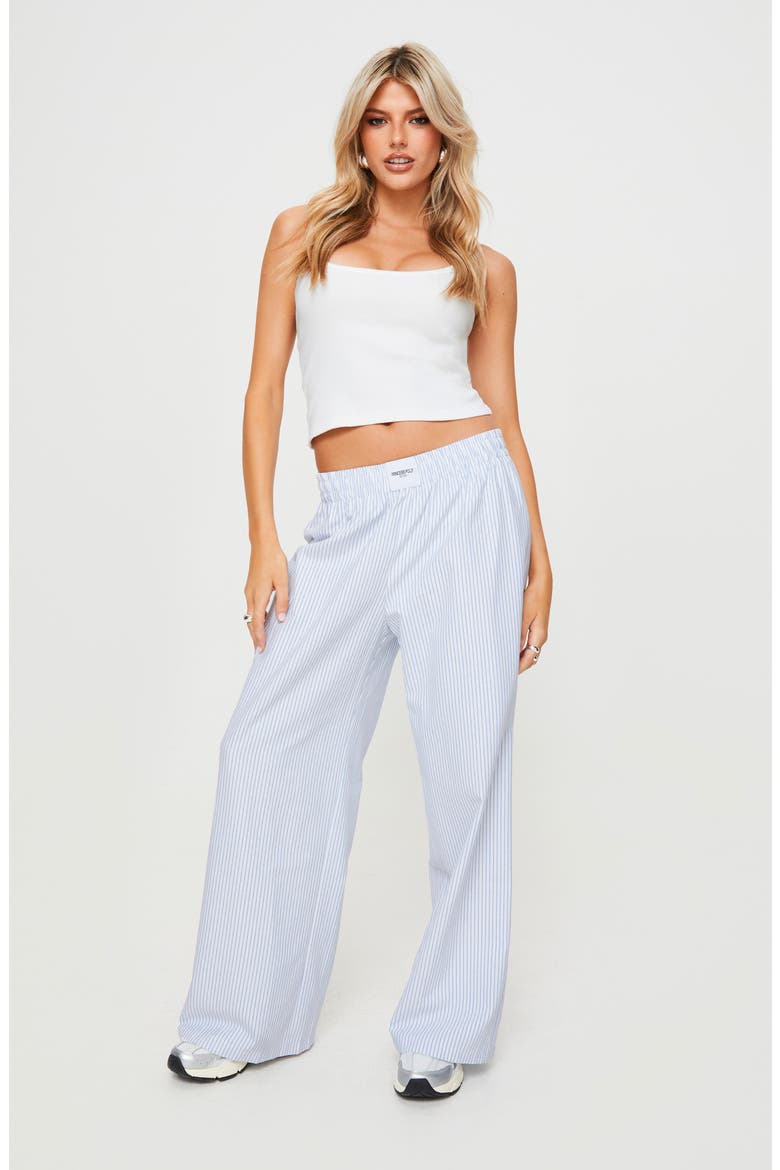 Beach House Stripe Pants, Alternate, color, BLUE