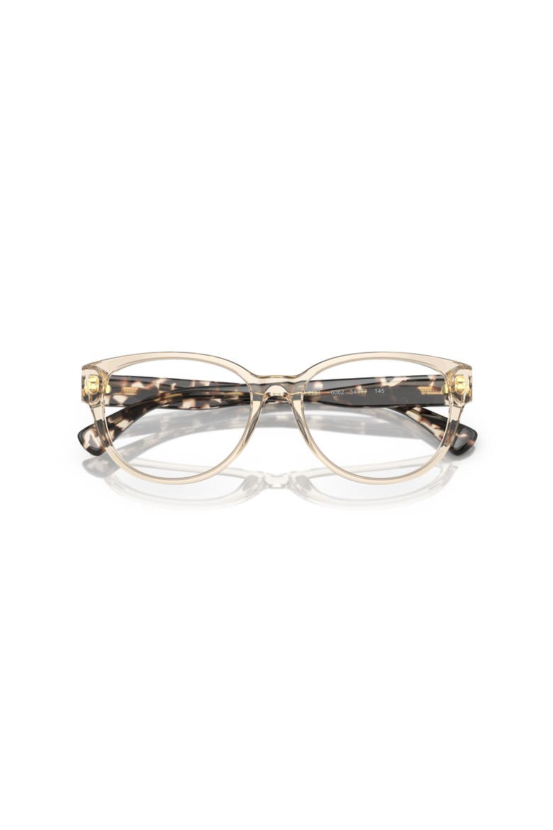 52mm Oval optical glasses, Alternate, color, Brown