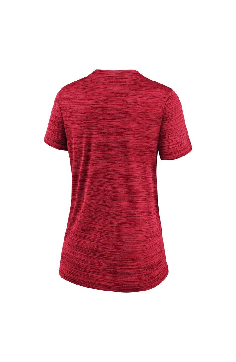 Nike Women's Nike  Red Miami Marlins City Connect Velocity Practice Performance V-Neck T-Shirt, Alternate, color, Red