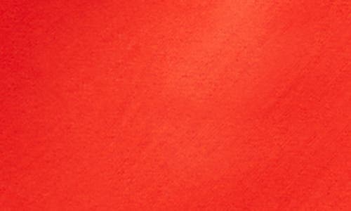 Bardot Capri Satin Cocktail Slipdress In Fire Red